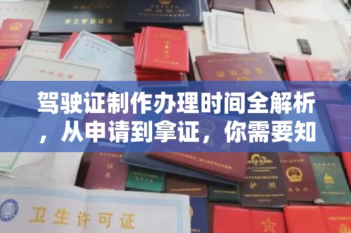冬山驾驶证制作办理时间全解析，从申请到拿证，你需要知道的一切