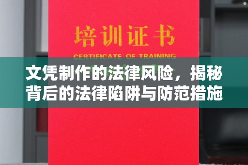 秦州文凭制作的法律风险，揭秘背后的法律陷阱与防范措施
